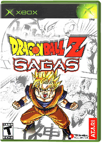 Dragon Ball Z Sagas Xbox US box art